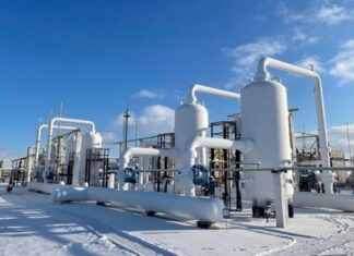 Запасы газа в Европе опустились ниже 40%