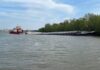 Возле одного из портов Одесской области столкнулись два иностранных судна