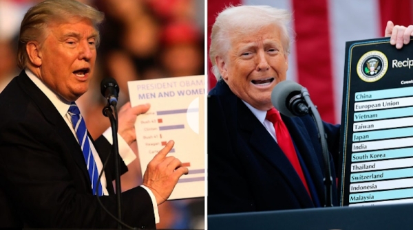 Тарифы Трампа вызвали крупнейшее падение акций США с 2020 года Тарифы Трампа вызвали крупнейшее падение акций США с 2020 года
